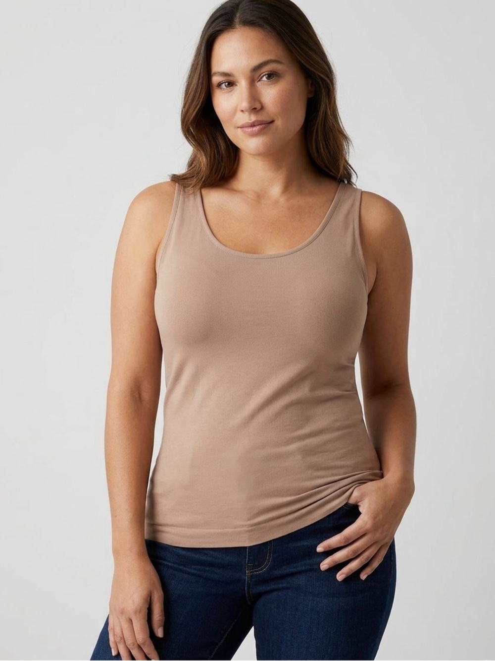NWT 2X/3X Soho Lady Seamless Stretch Tank Top